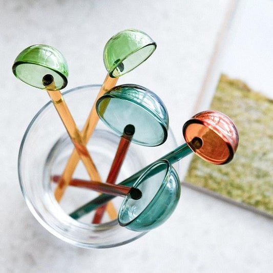 Heat Resistant Glass Spoons