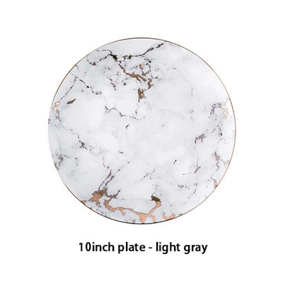 Marbled Ceramic Michelangelo Plate