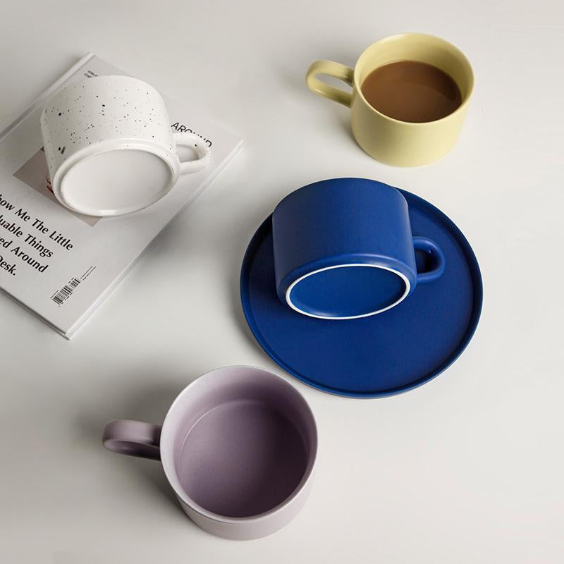 Coffee Mugs Ceramic Handmade Coffee Cups with Handle for Latte, Cappuccino, Hot chocolate