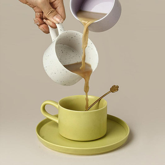 Coffee Mugs Ceramic Handmade Coffee Cups with Handle for Latte, Cappuccino, Hot chocolate