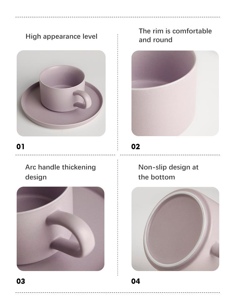 Coffee Mugs Ceramic Handmade Coffee Cups with Handle for Latte, Cappuccino, Hot chocolate