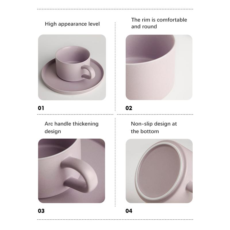 Coffee Mugs Ceramic Handmade Coffee Cups with Handle for Latte, Cappuccino, Hot chocolate