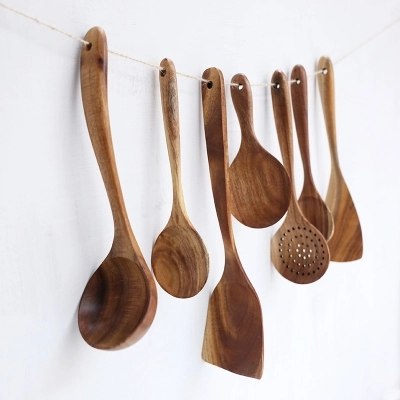 Solid Wood Cutlery Set