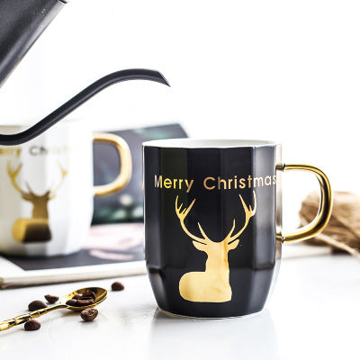 Christmas Elk Coffee Cup